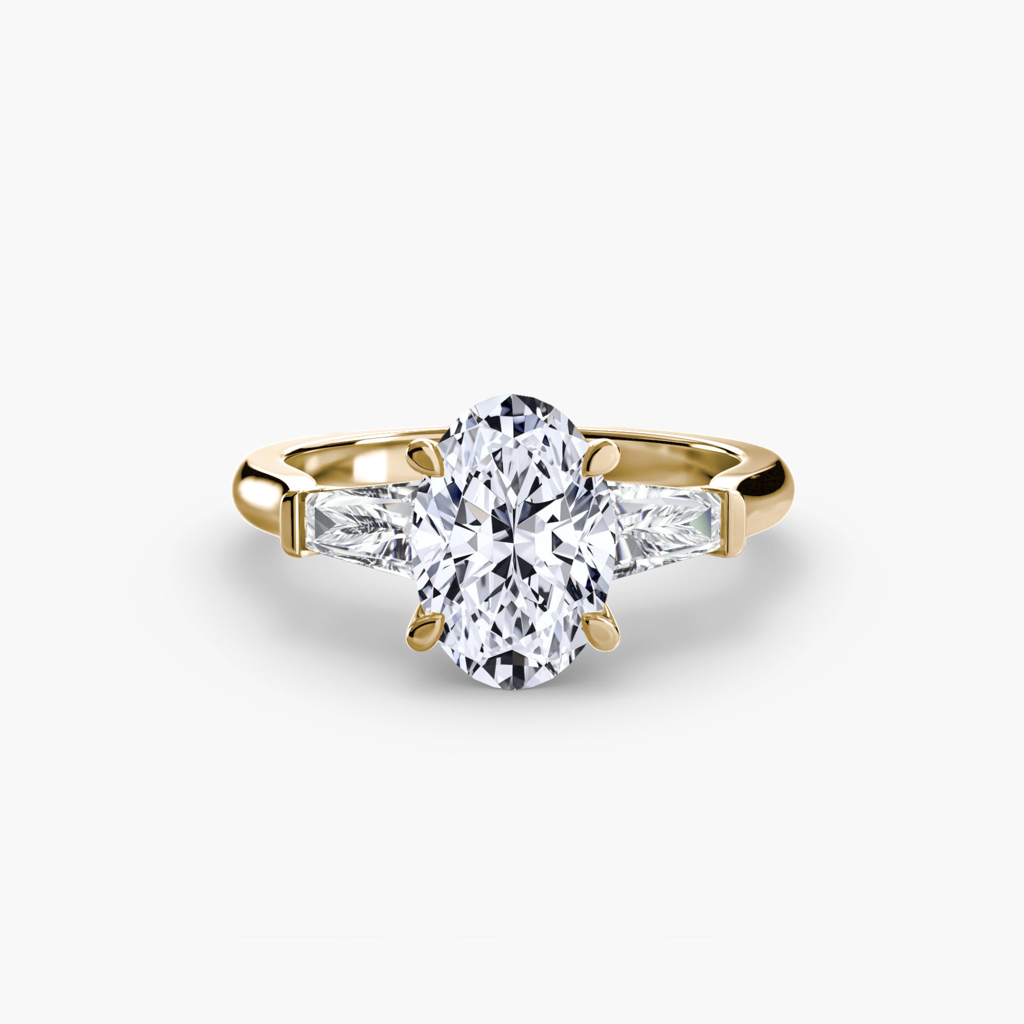 Baguette Trilogy Diamond Ring