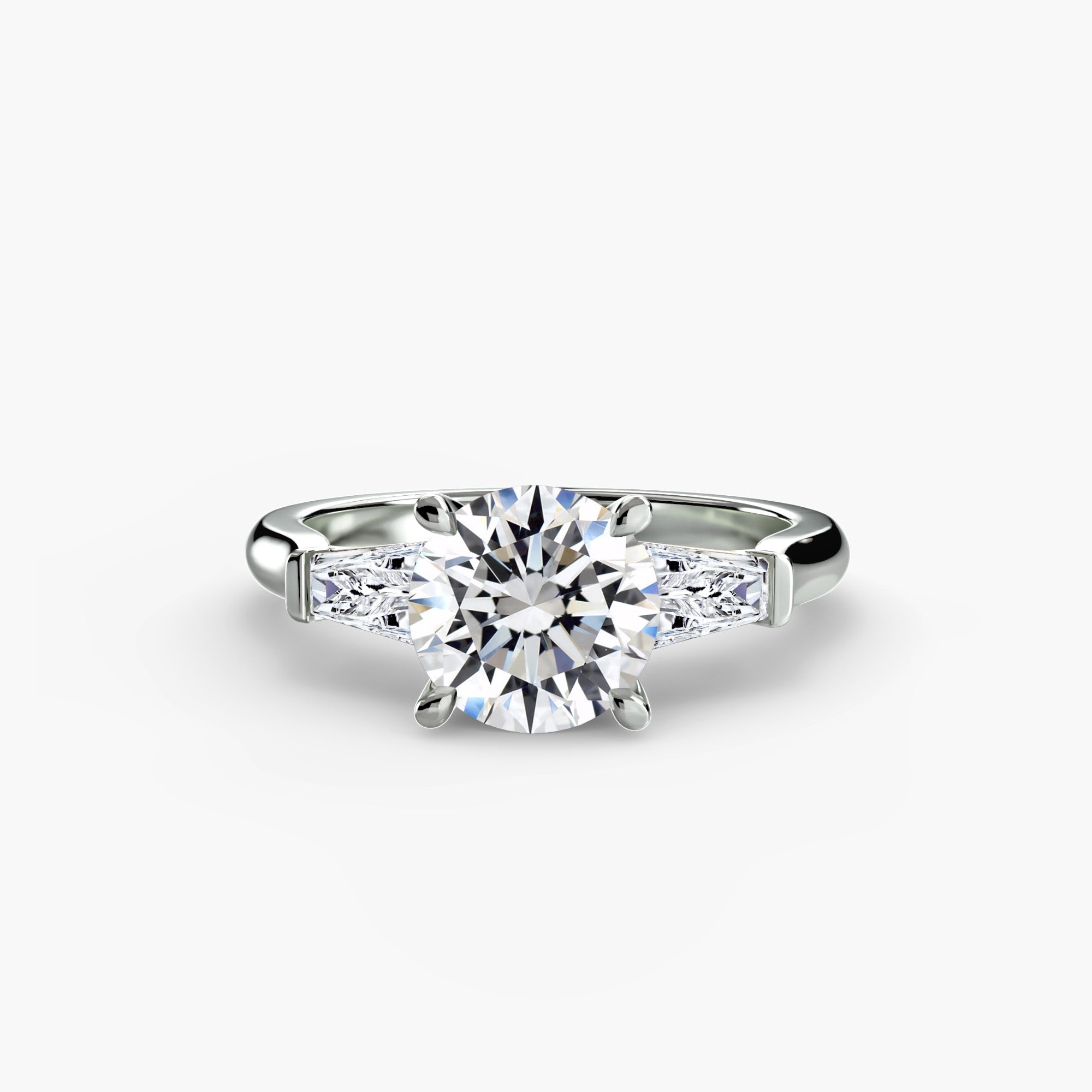 Baguette Trilogy Diamond Ring