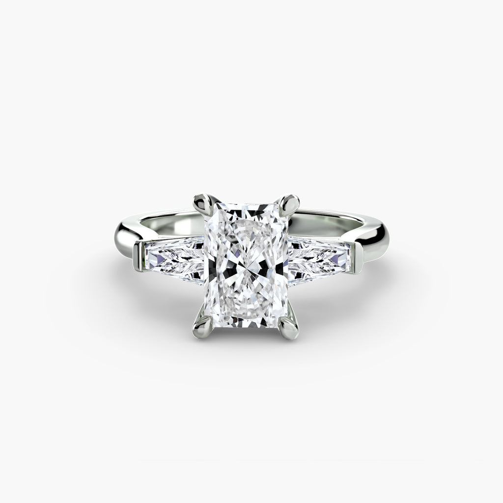 Radiant Diamond Trilogy Ring
