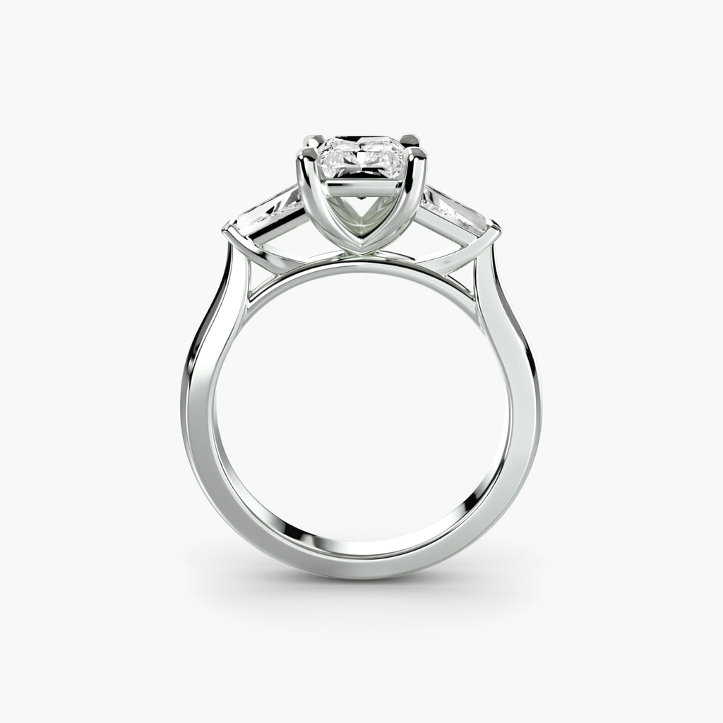 Radiant Diamond Trilogy Ring