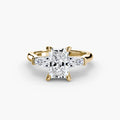Radiant Diamond Trilogy Ring