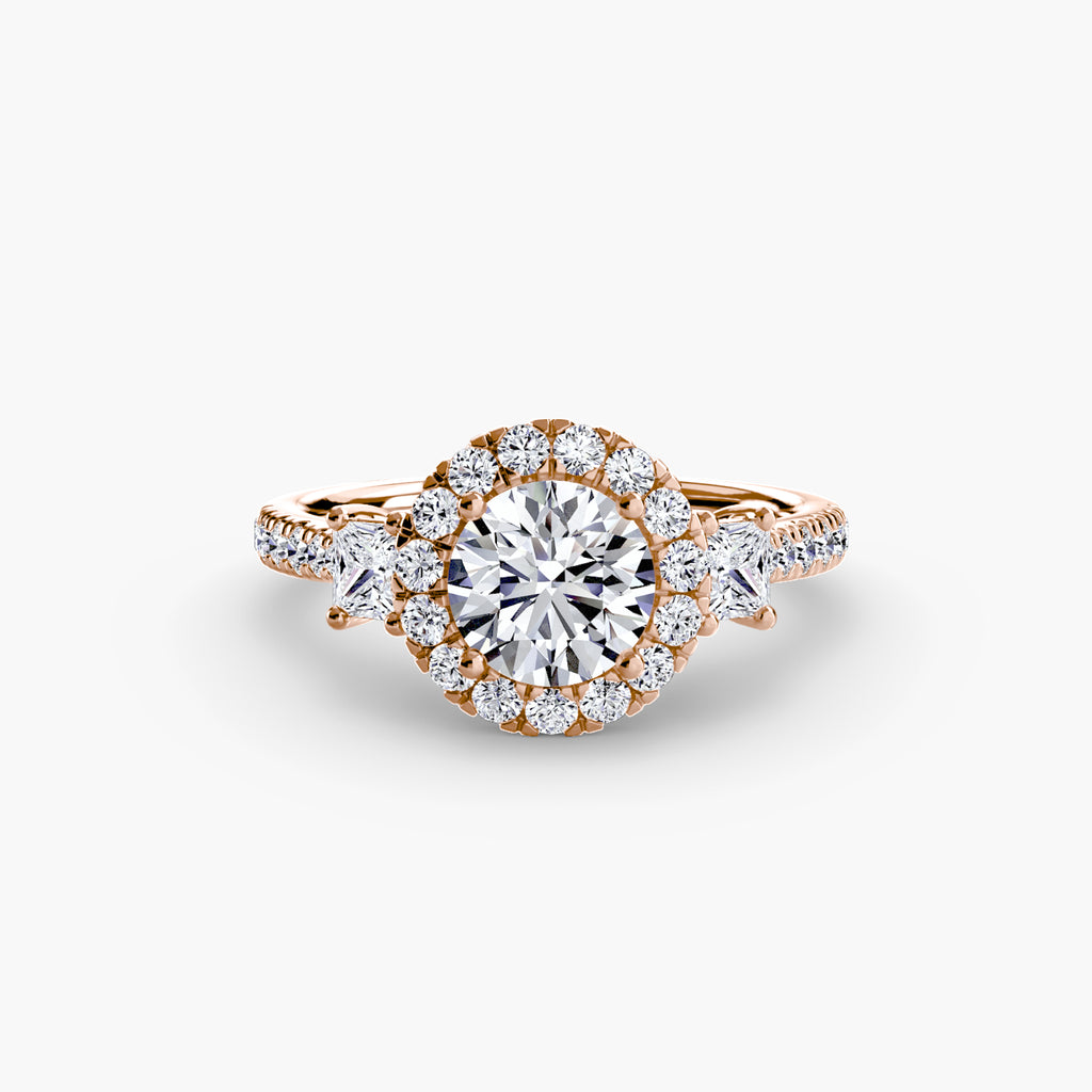 Halo Trilogy Fancy Band Ring