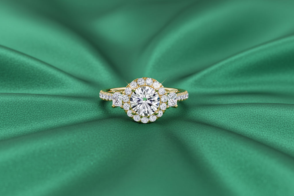 Halo Trilogy Fancy Band Ring