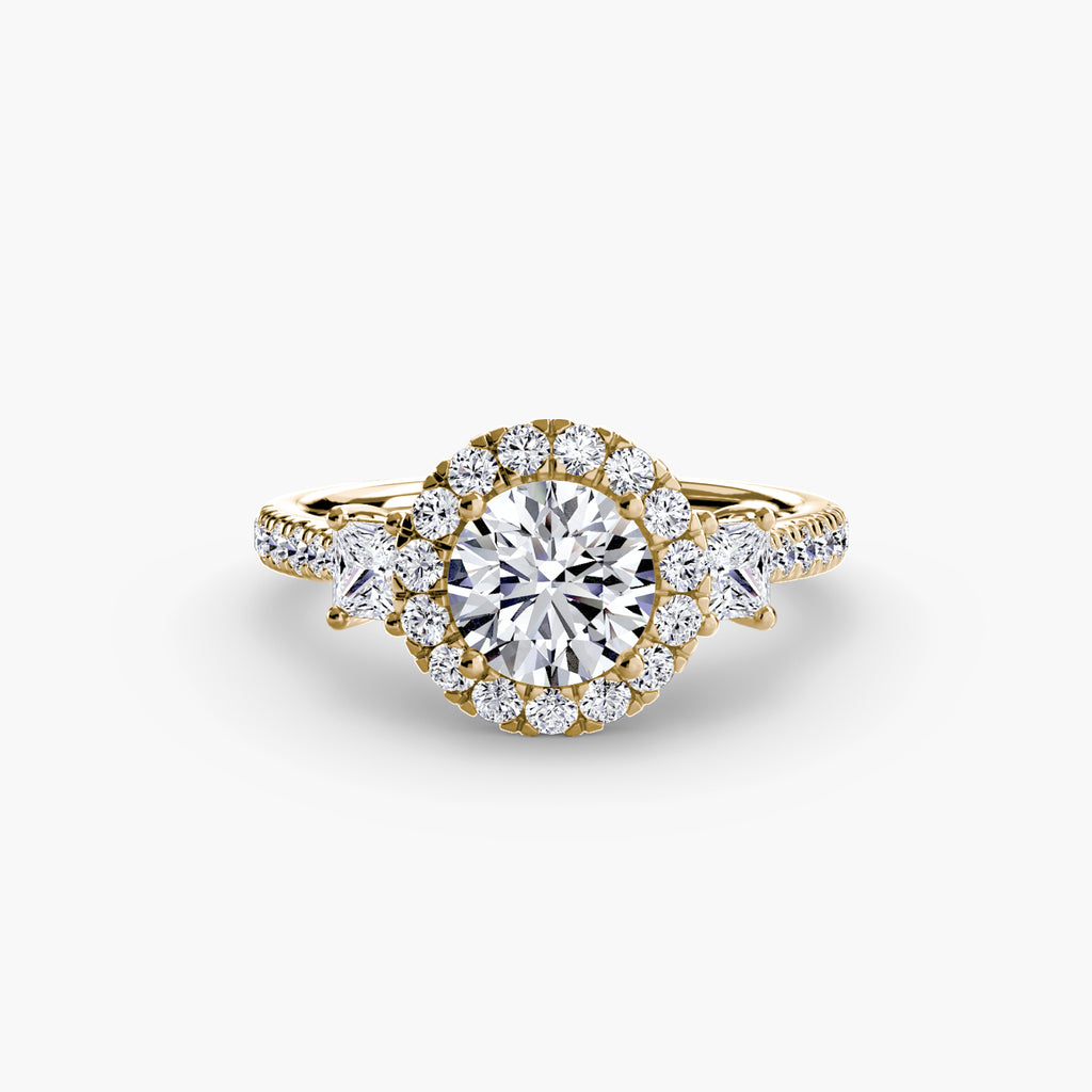 Halo Trilogy Fancy Band Ring