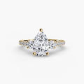 Dazzling Trilogy Pear Diamond Ring