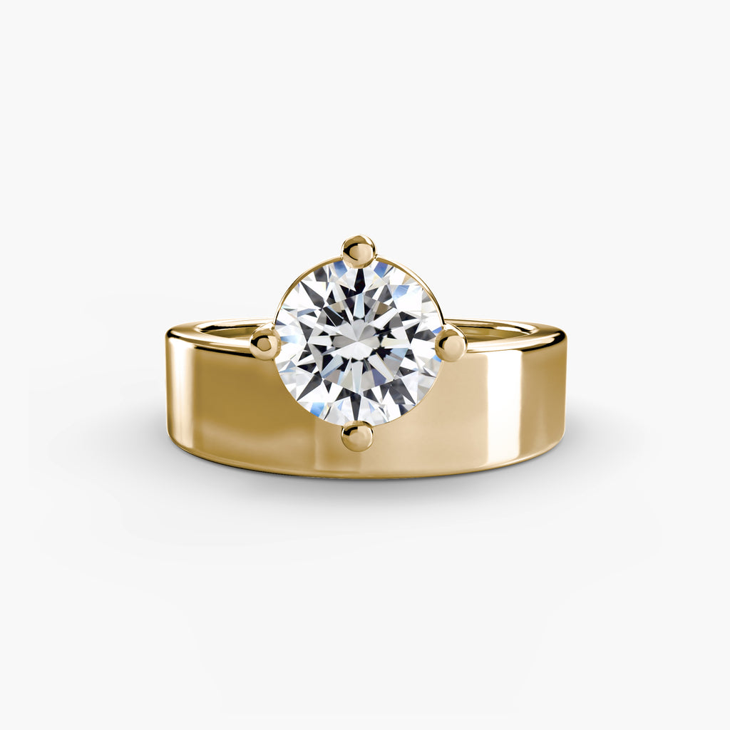 Statement Band Round Ring