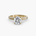 Fancy Round Diamond Ring
