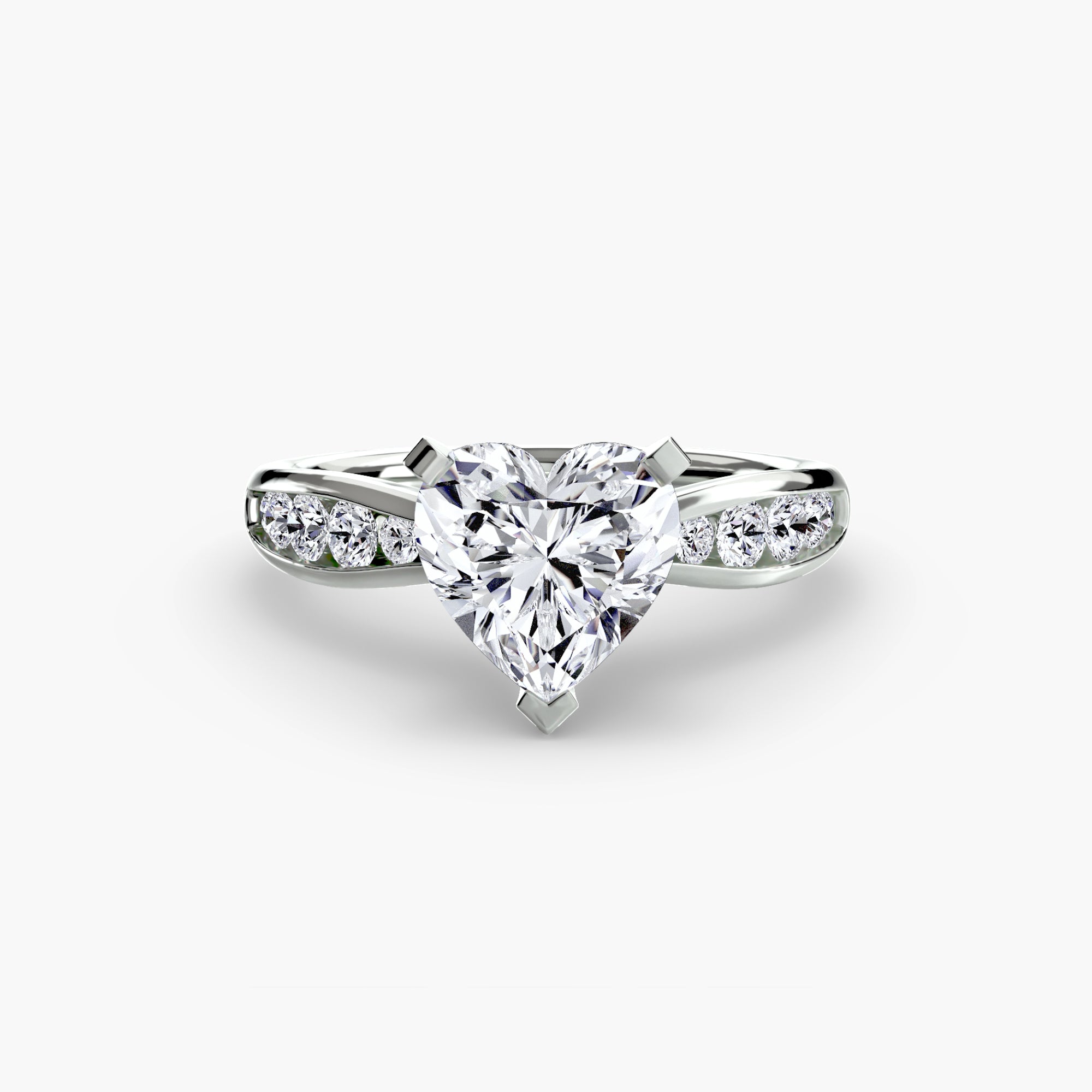 Channel Set Diamond Ring