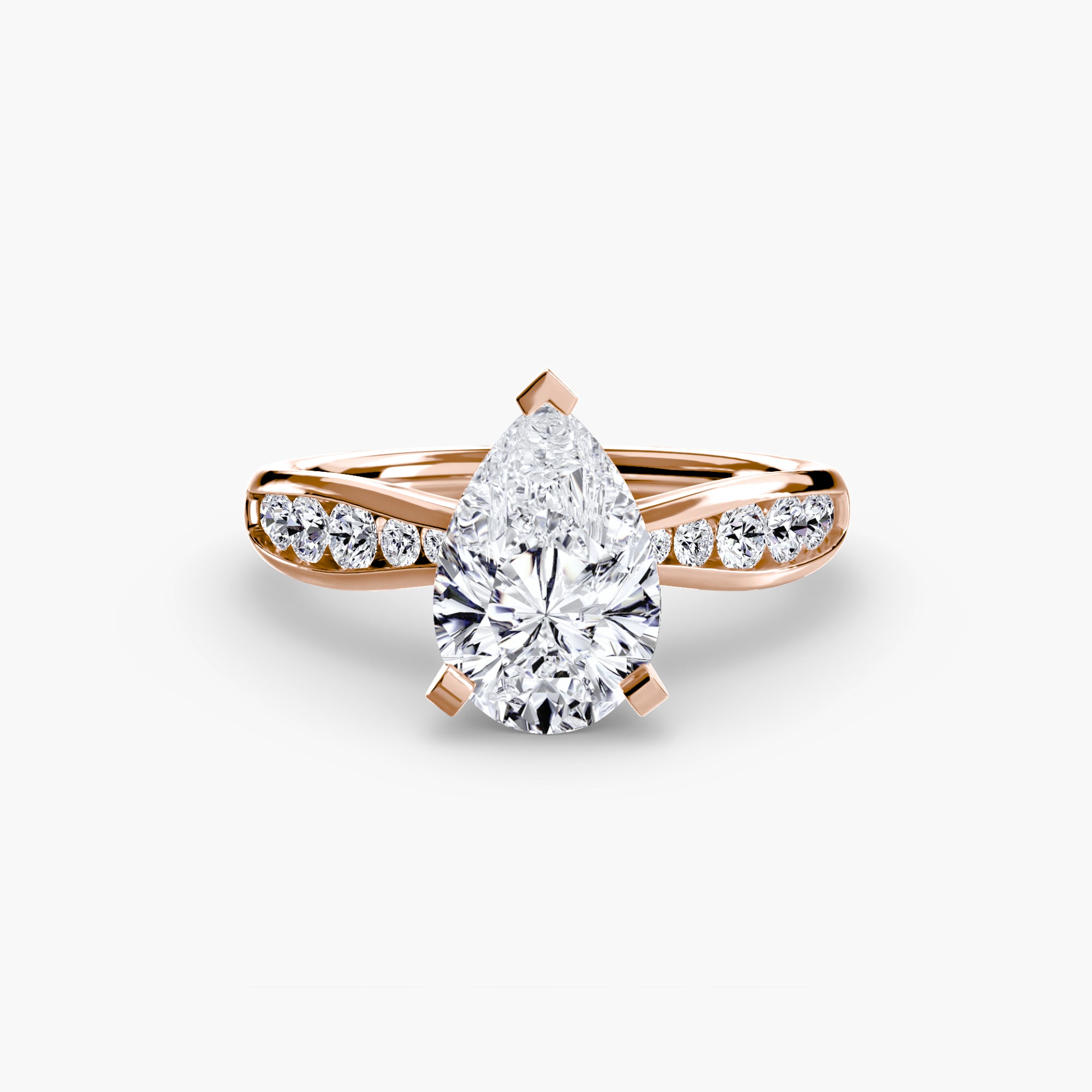Channel Set Diamond Ring