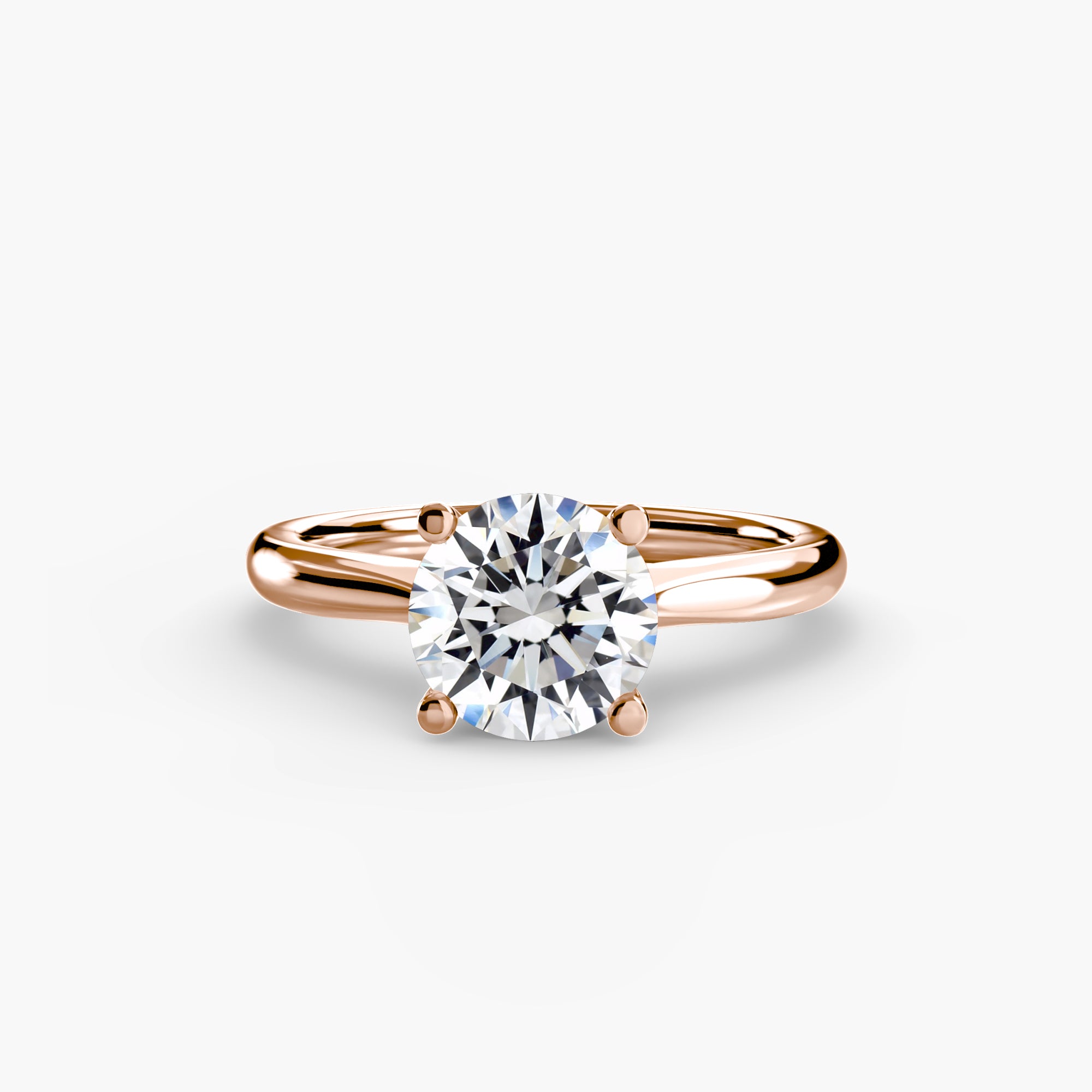 Solitaire Round Diamond Ring