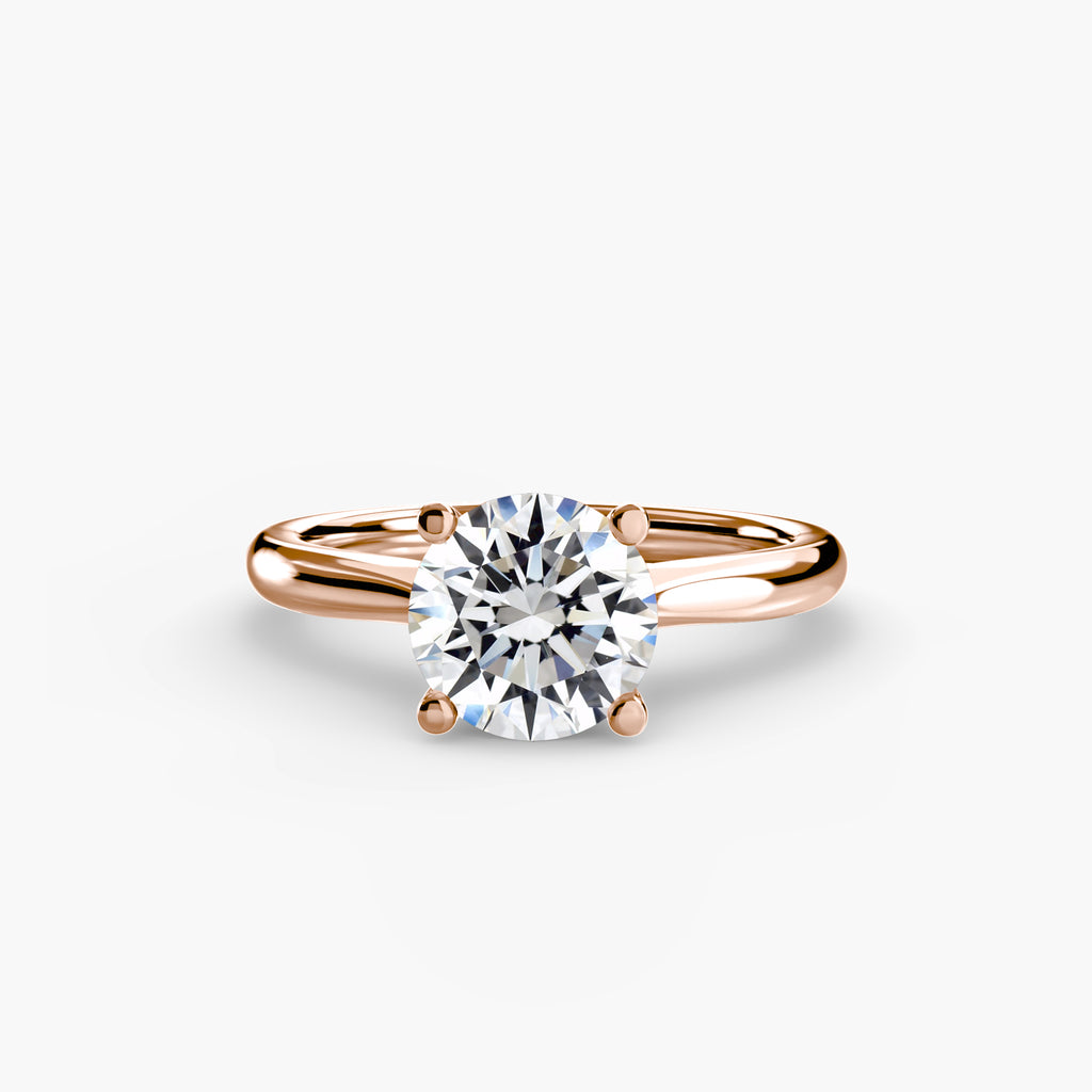 Solitaire Round Diamond Ring