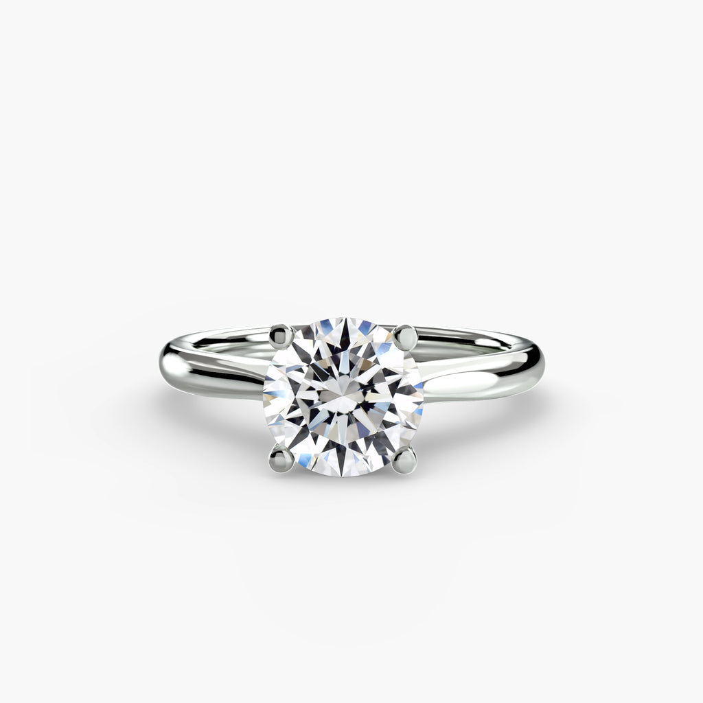 Solitaire Round Diamond Ring