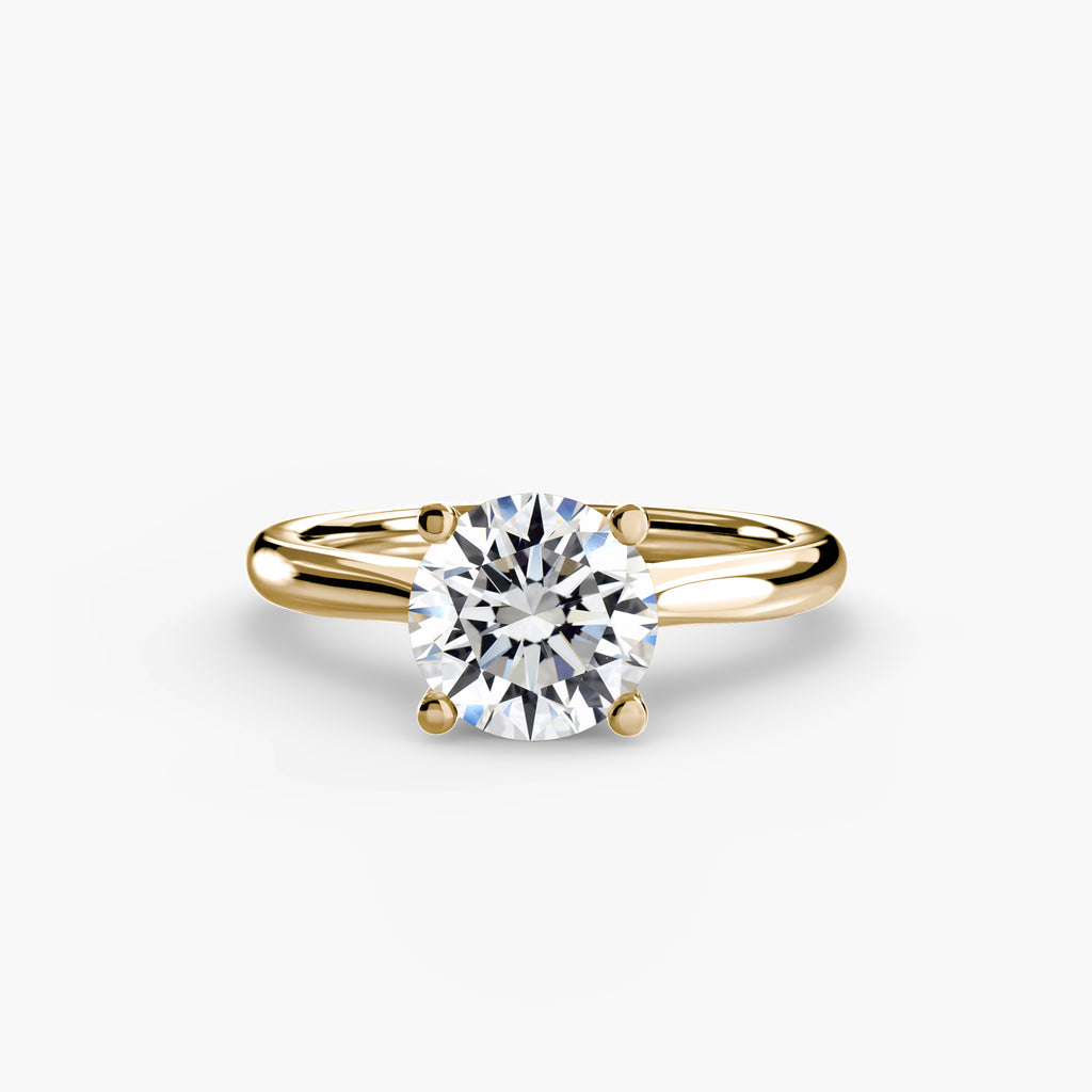 Solitaire Round Diamond Ring