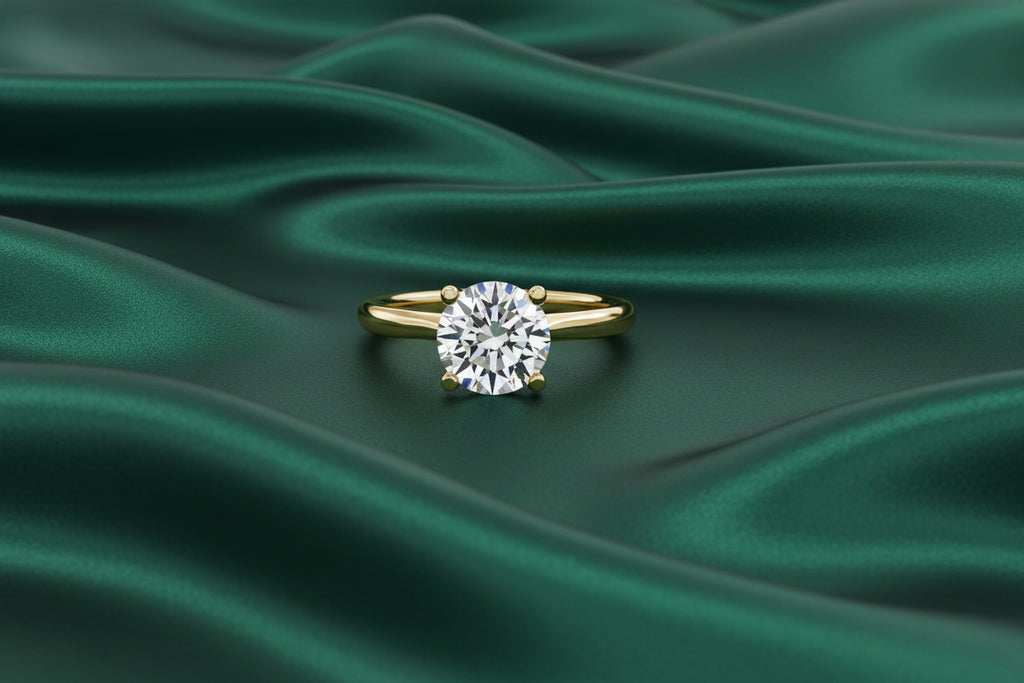 Solitaire Round Diamond Ring