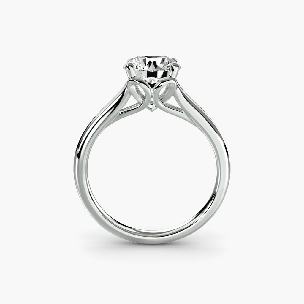 Flordal Basket Round Diamond Ring