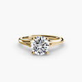 Flordal Basket Round Diamond Ring