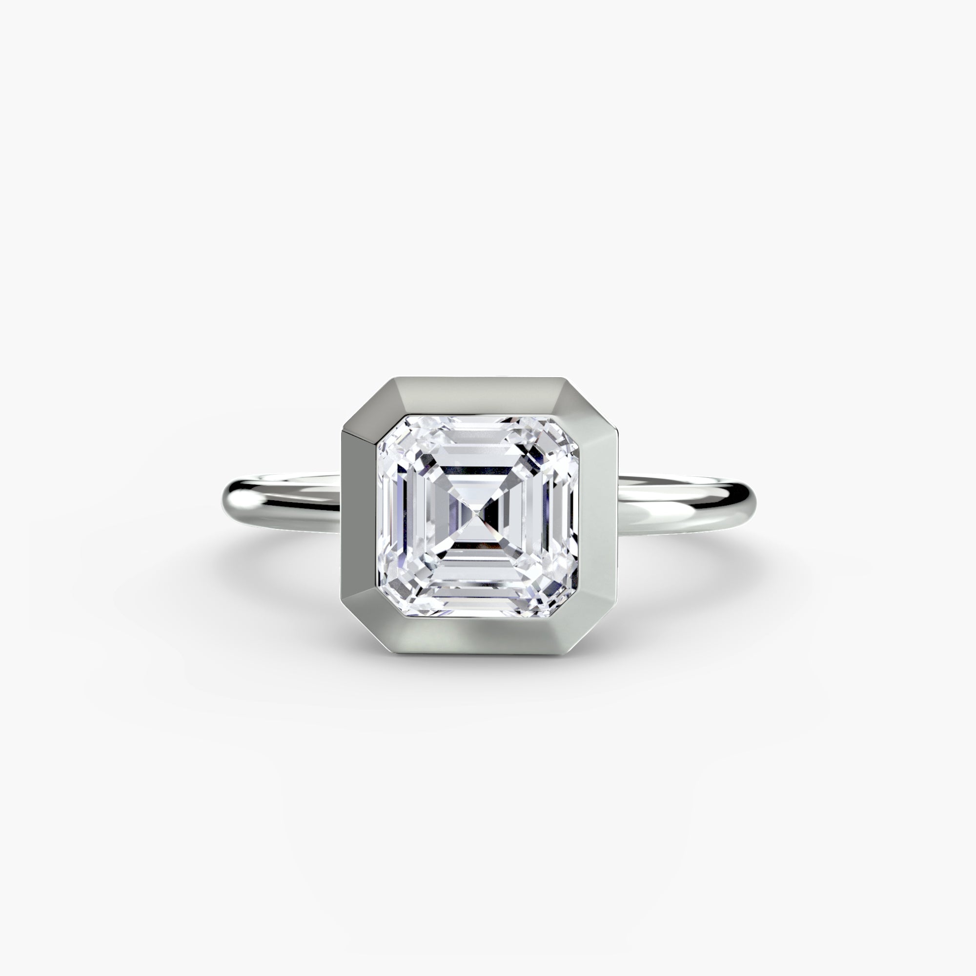 Bezel Set Diamond Ring