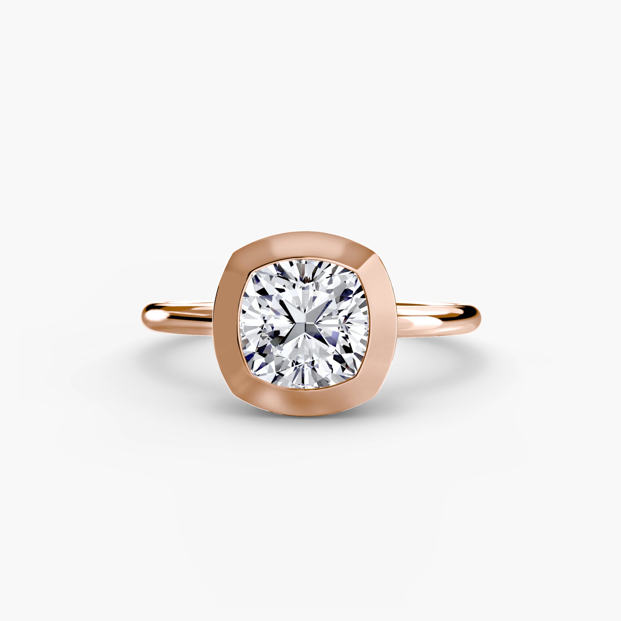 Bezel Set Diamond Ring