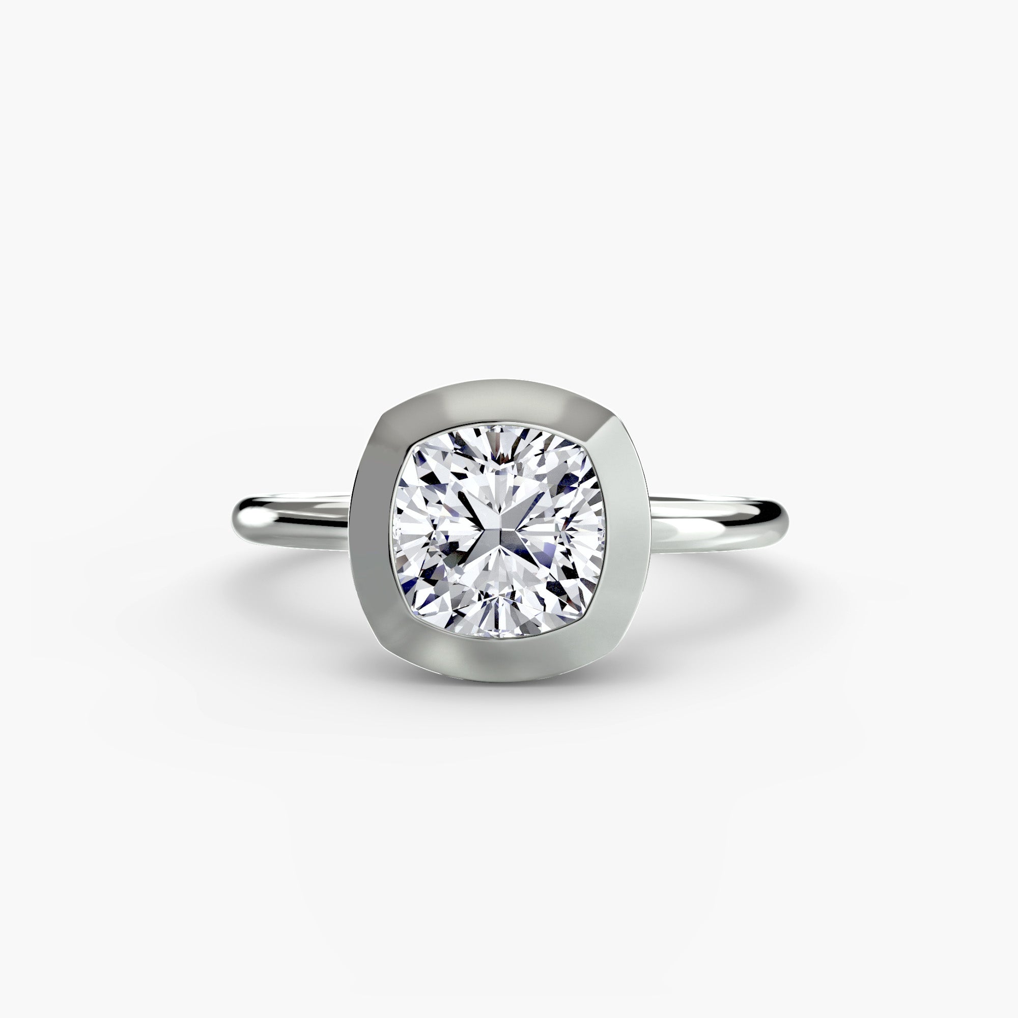 Bezel Set Diamond Ring