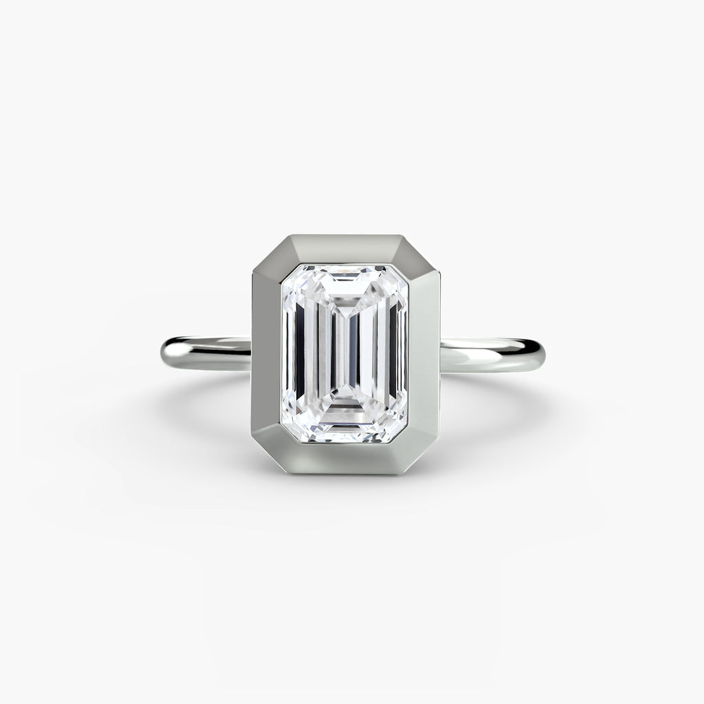 Bezel Set Diamond Ring