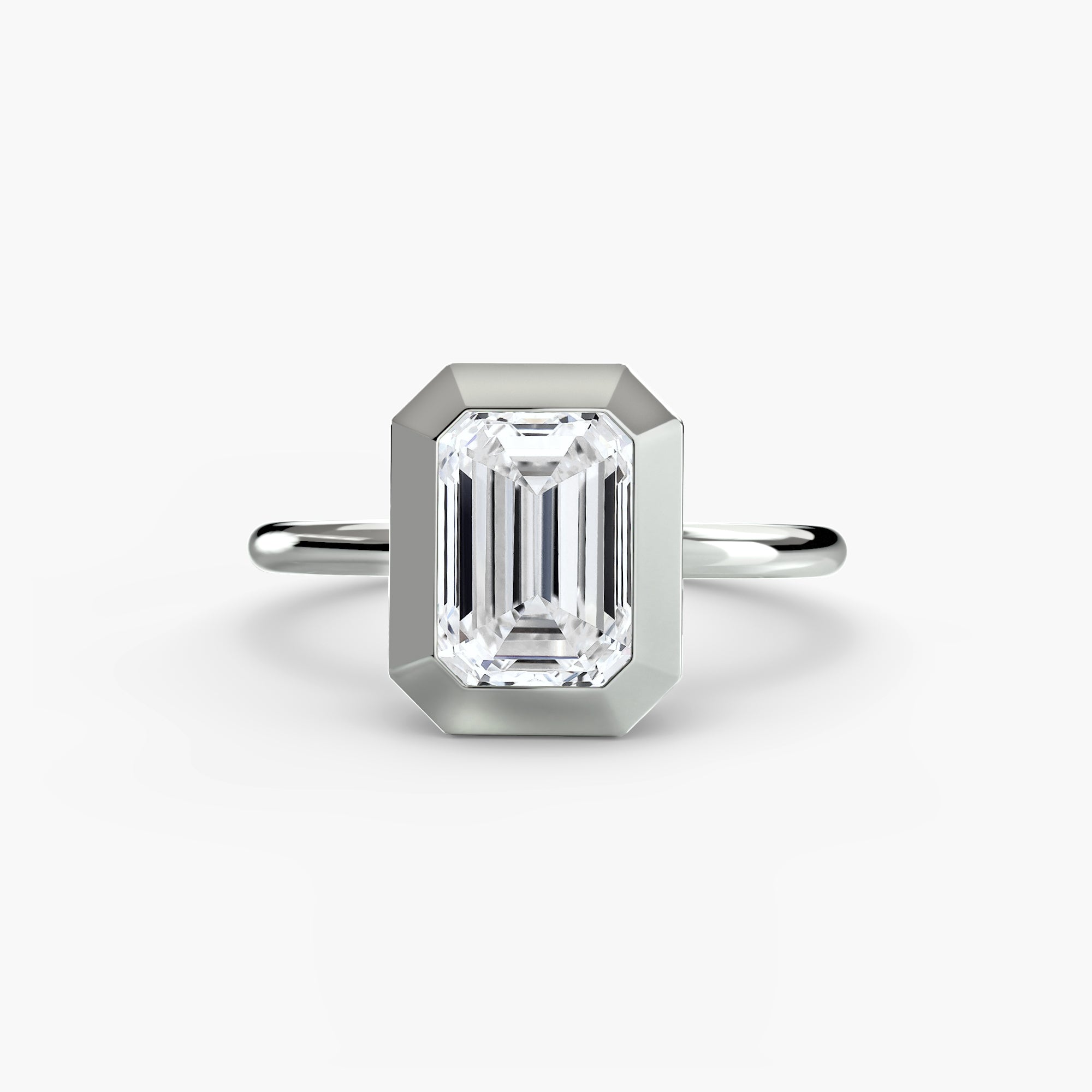 Bezel Set Diamond Ring