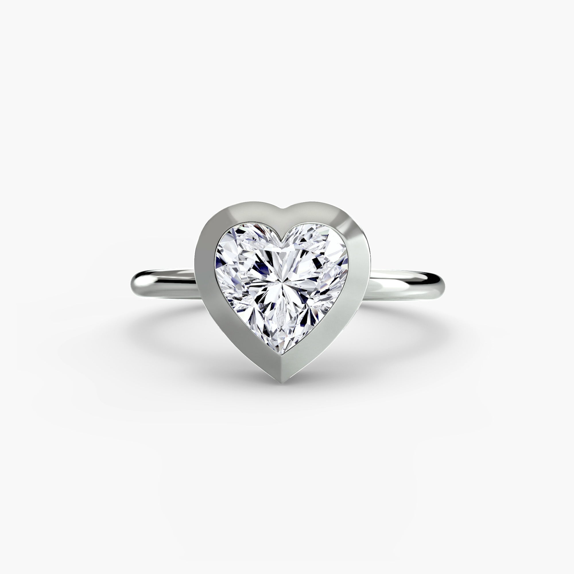 Bezel Set Diamond Ring