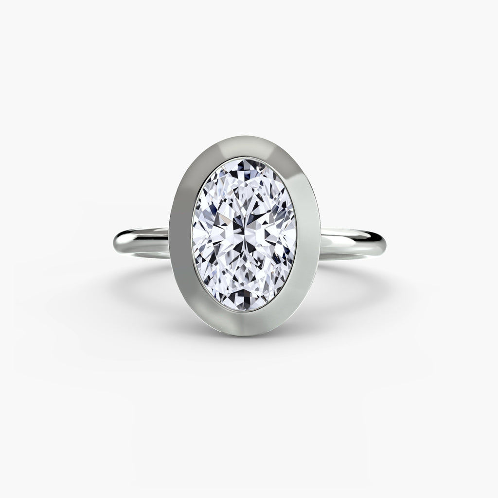 Bezel Set Diamond Ring