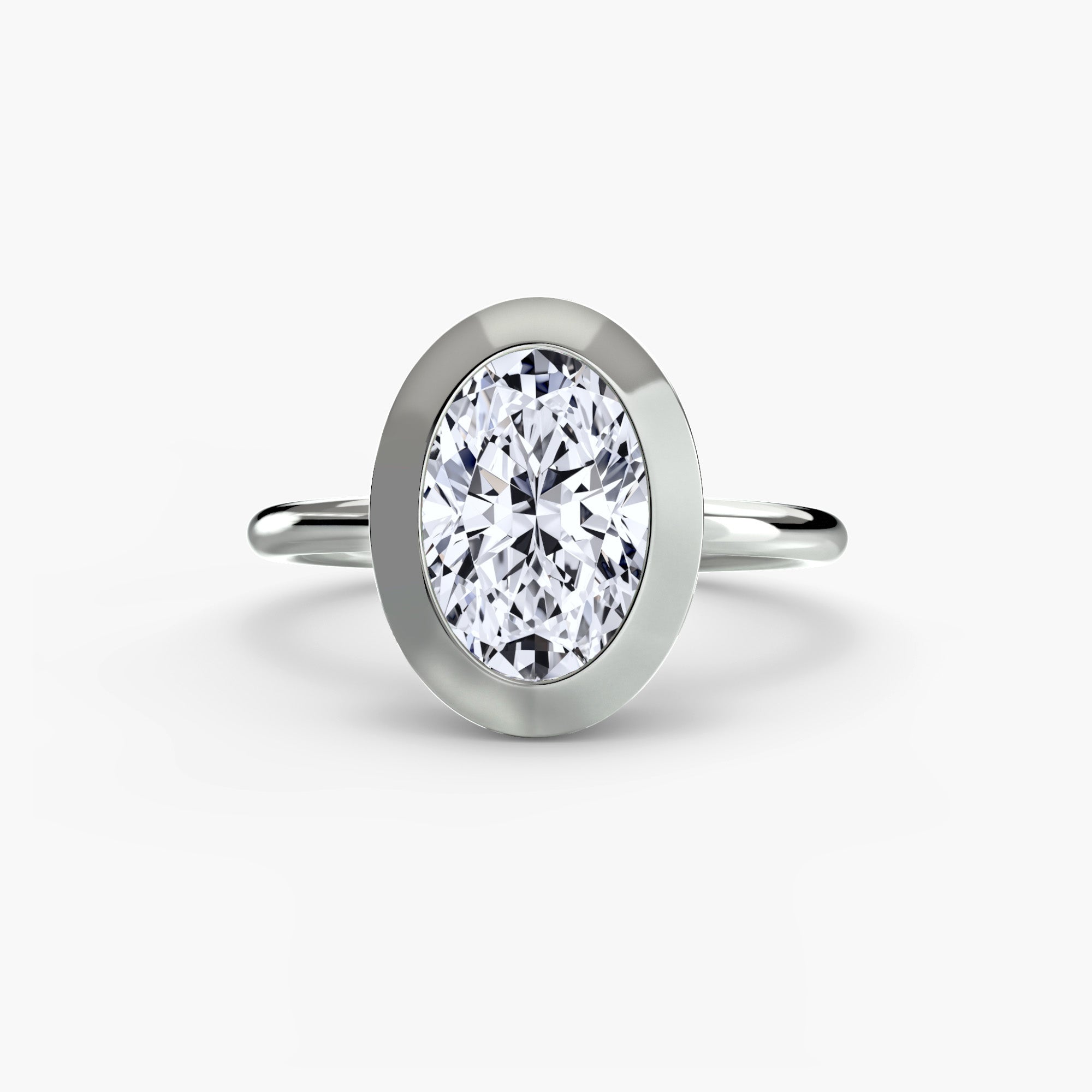 Bezel Set Diamond Ring