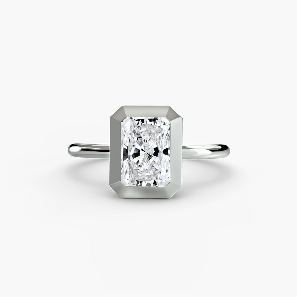 Bezel Set Diamond Ring