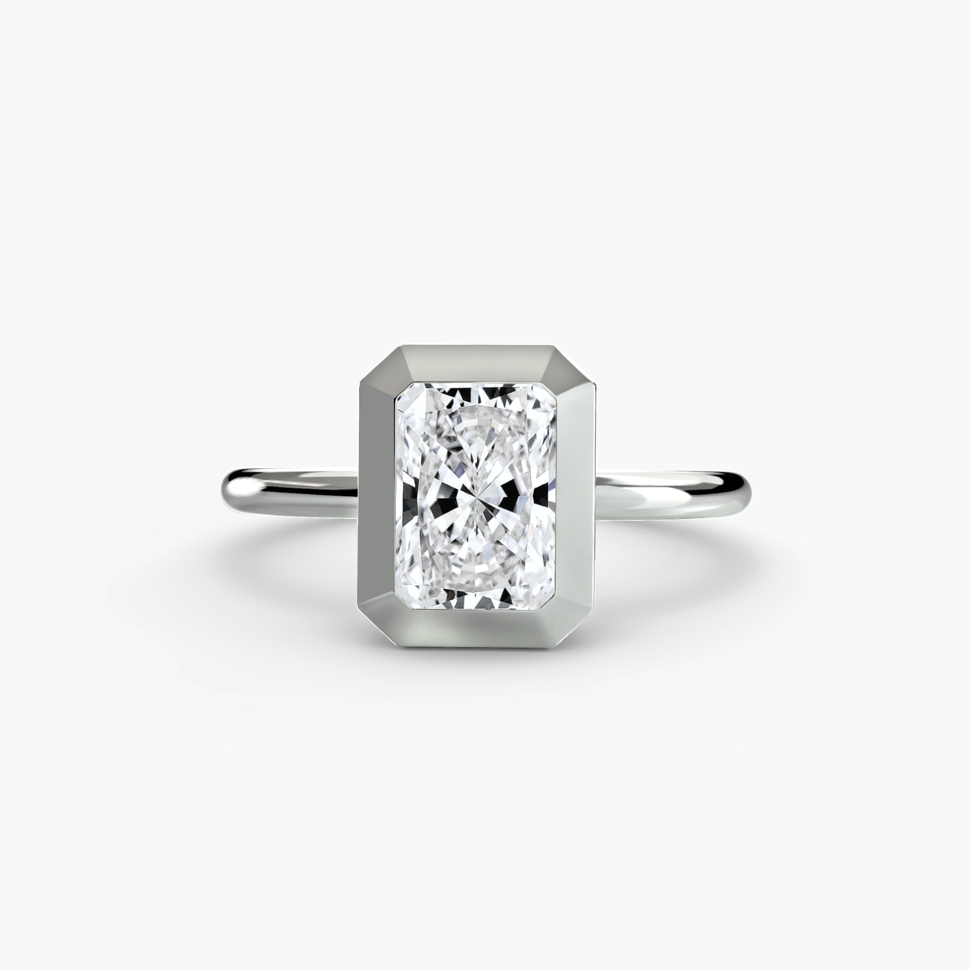 Bezel Set Diamond Ring