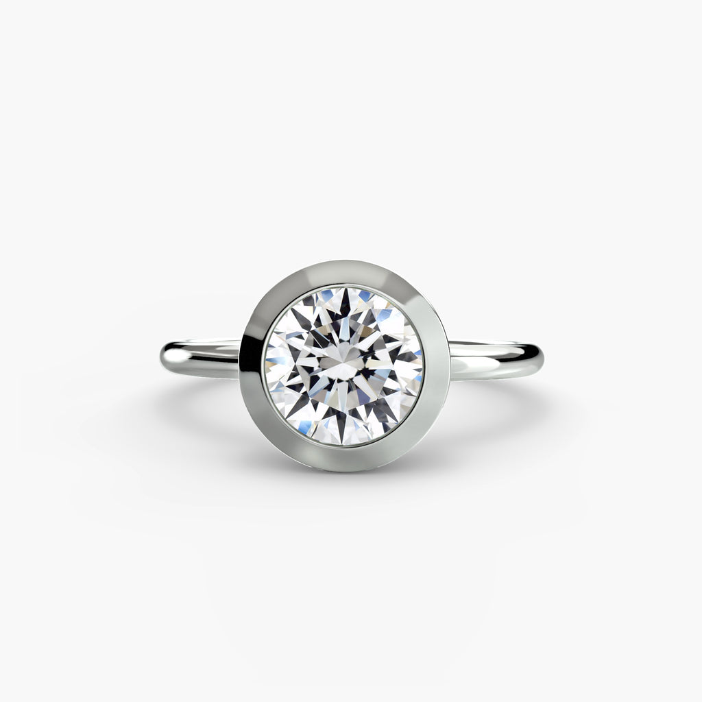 Bezel Set Diamond Ring