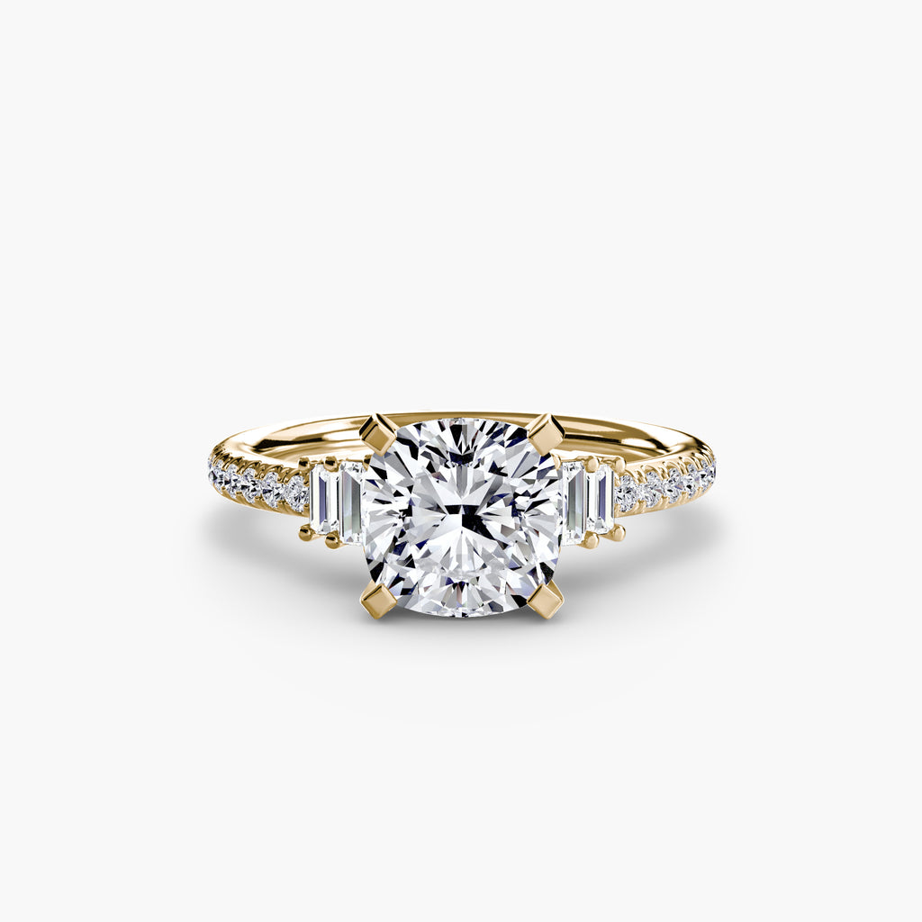 Five Stone Trilliant Diamond Band Ring