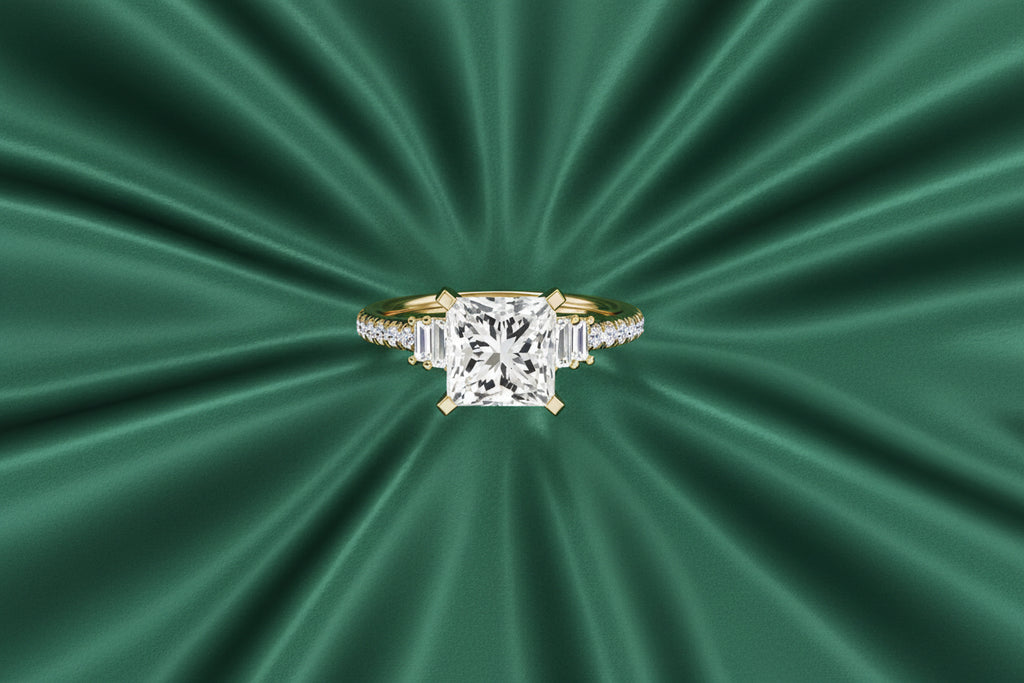 Five Stone Trilliant Diamond Band Ring