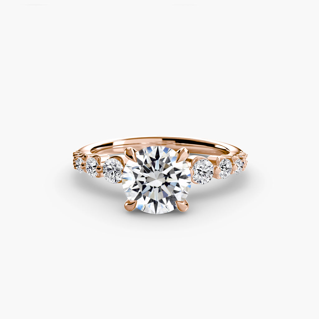 Half Eternity Round Diamond Ring
