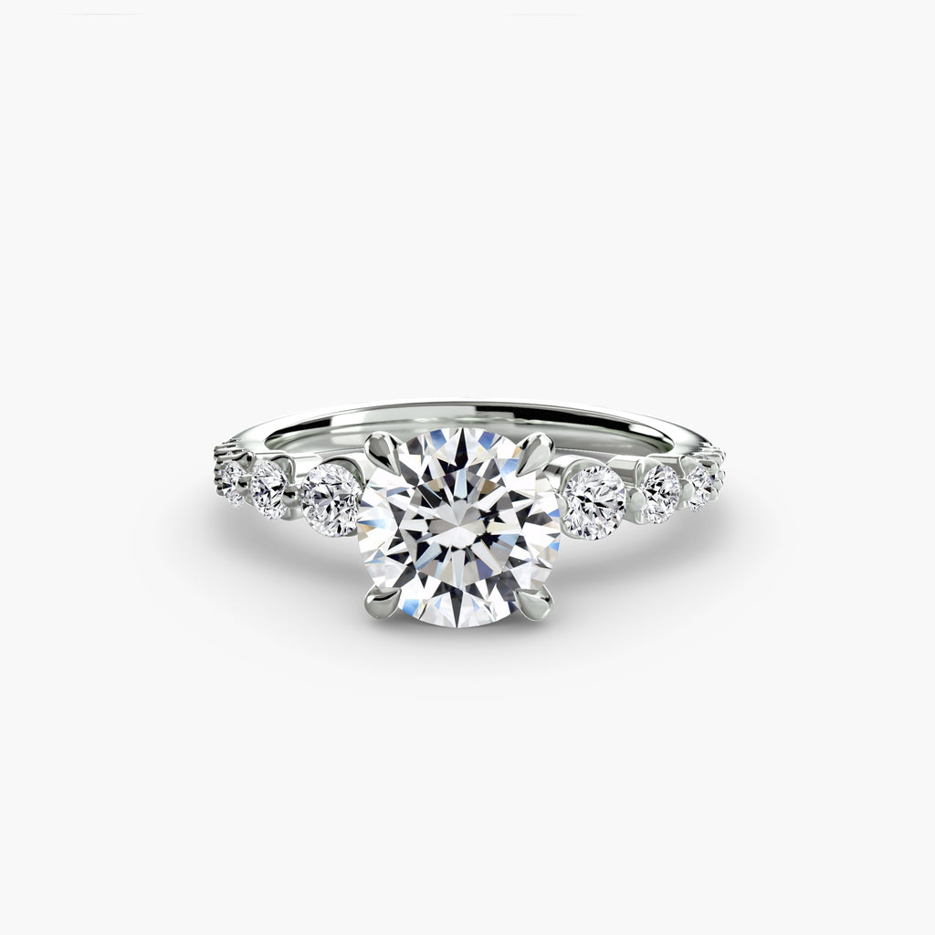 Half Eternity Round Diamond Ring