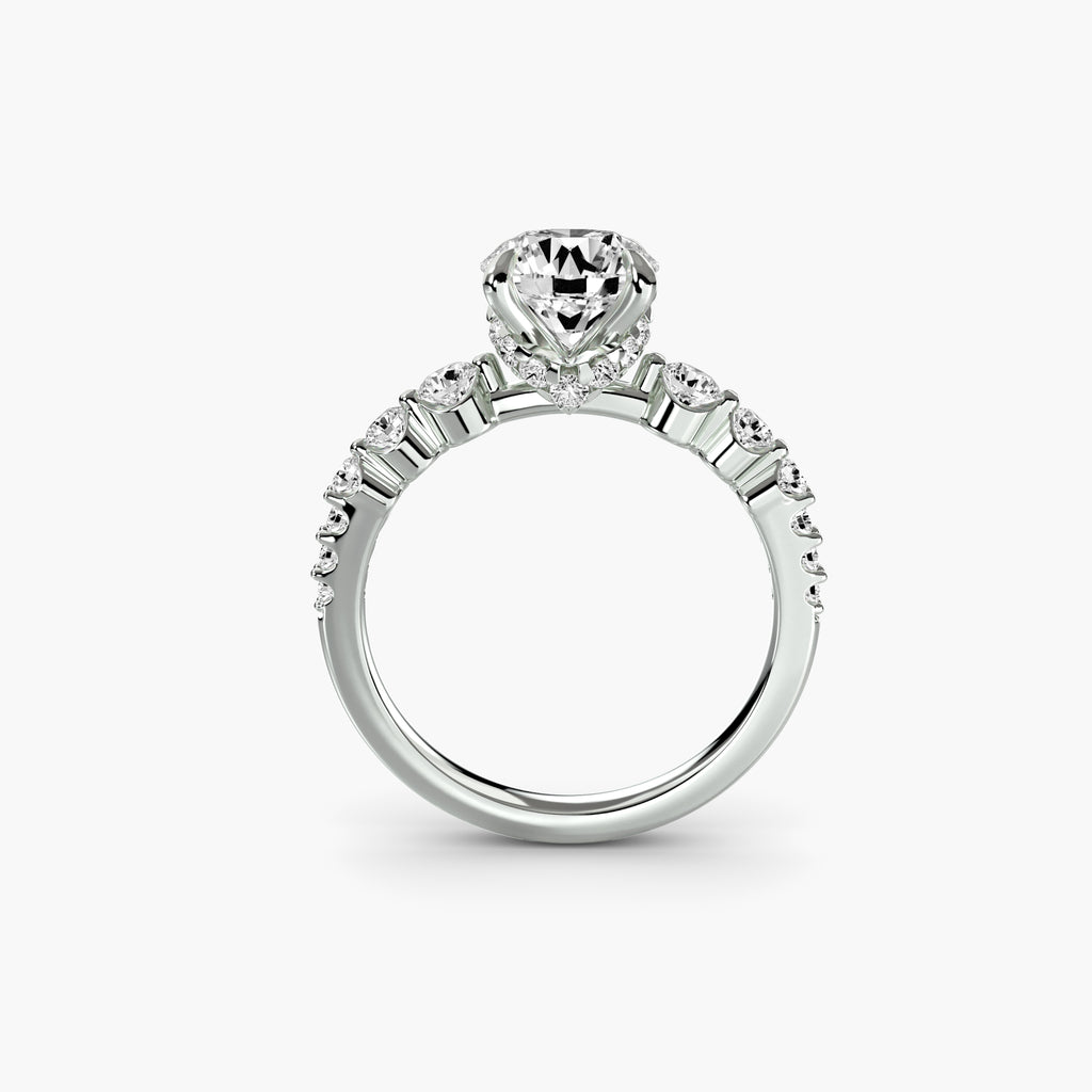 Half Eternity Round Diamond Ring