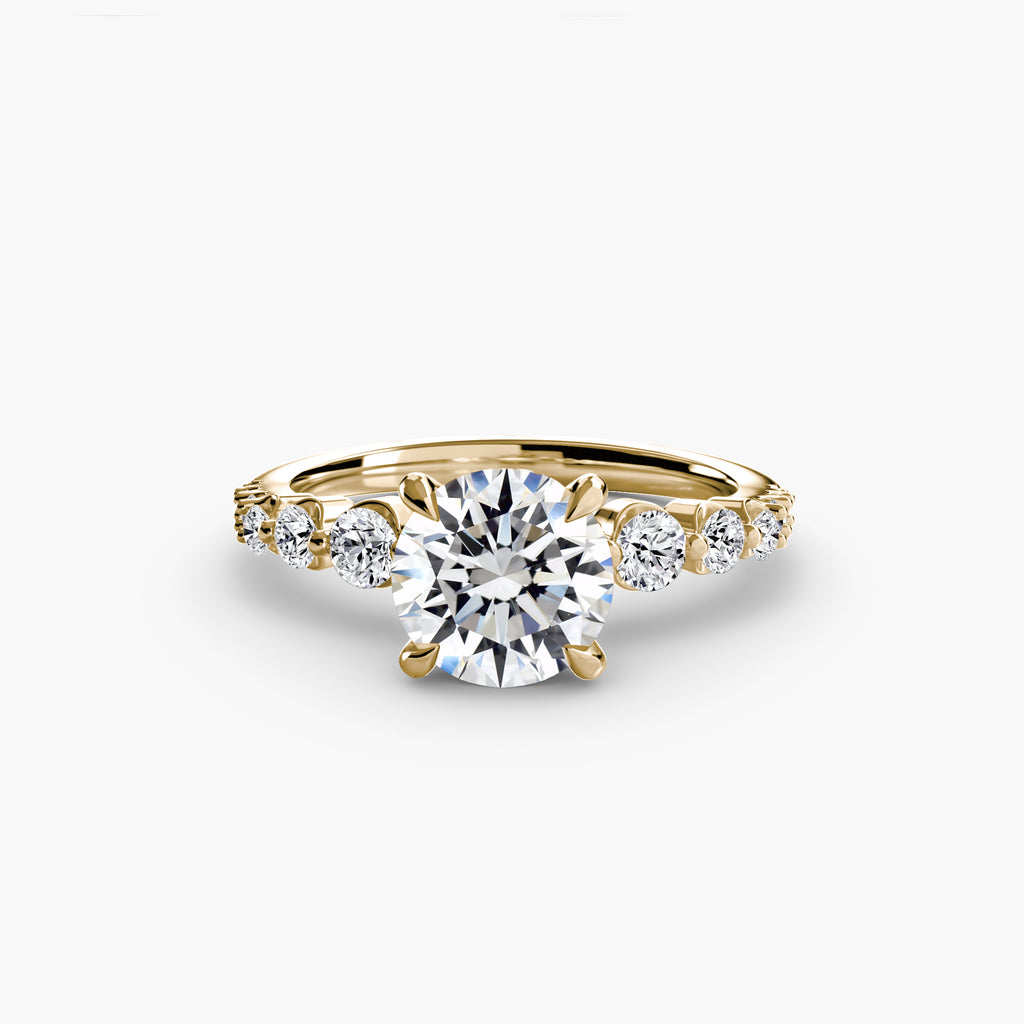 Half Eternity Round Diamond Ring