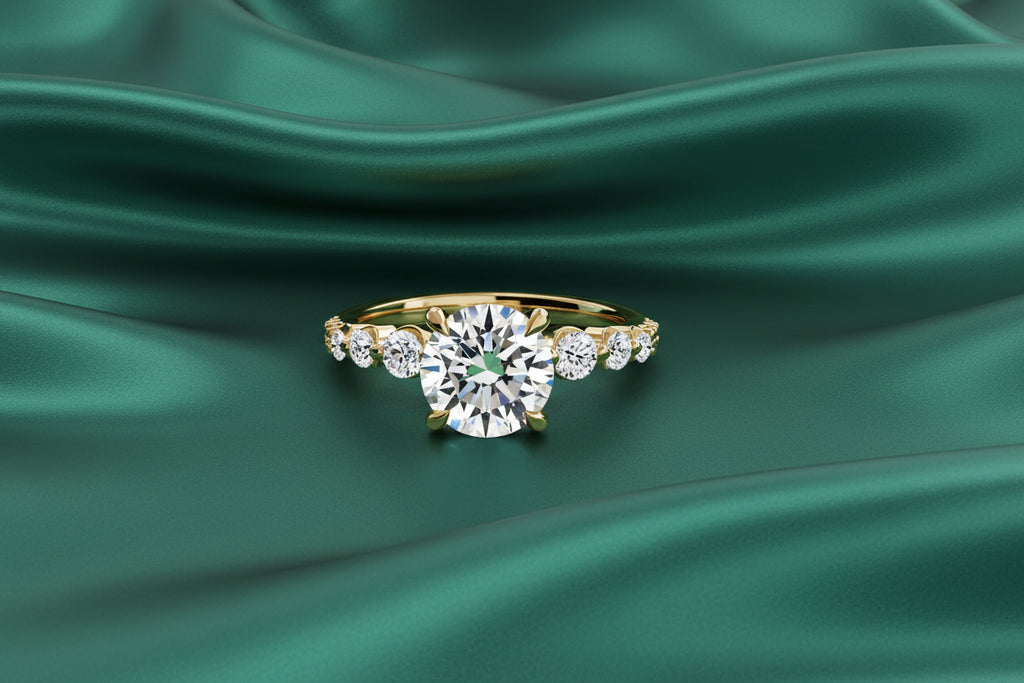 Half Eternity Round Diamond Ring