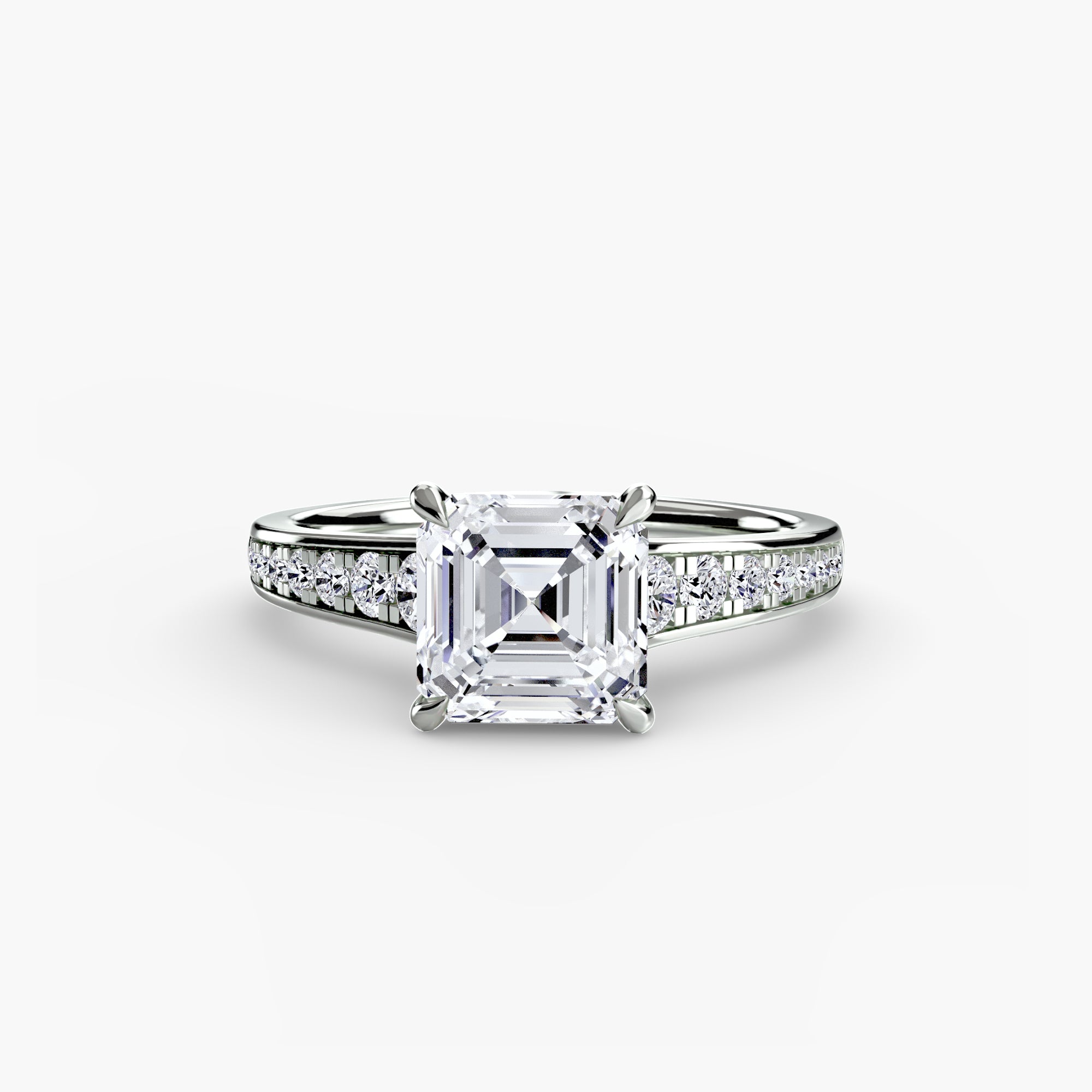 Channel Set Diamond Band Ring