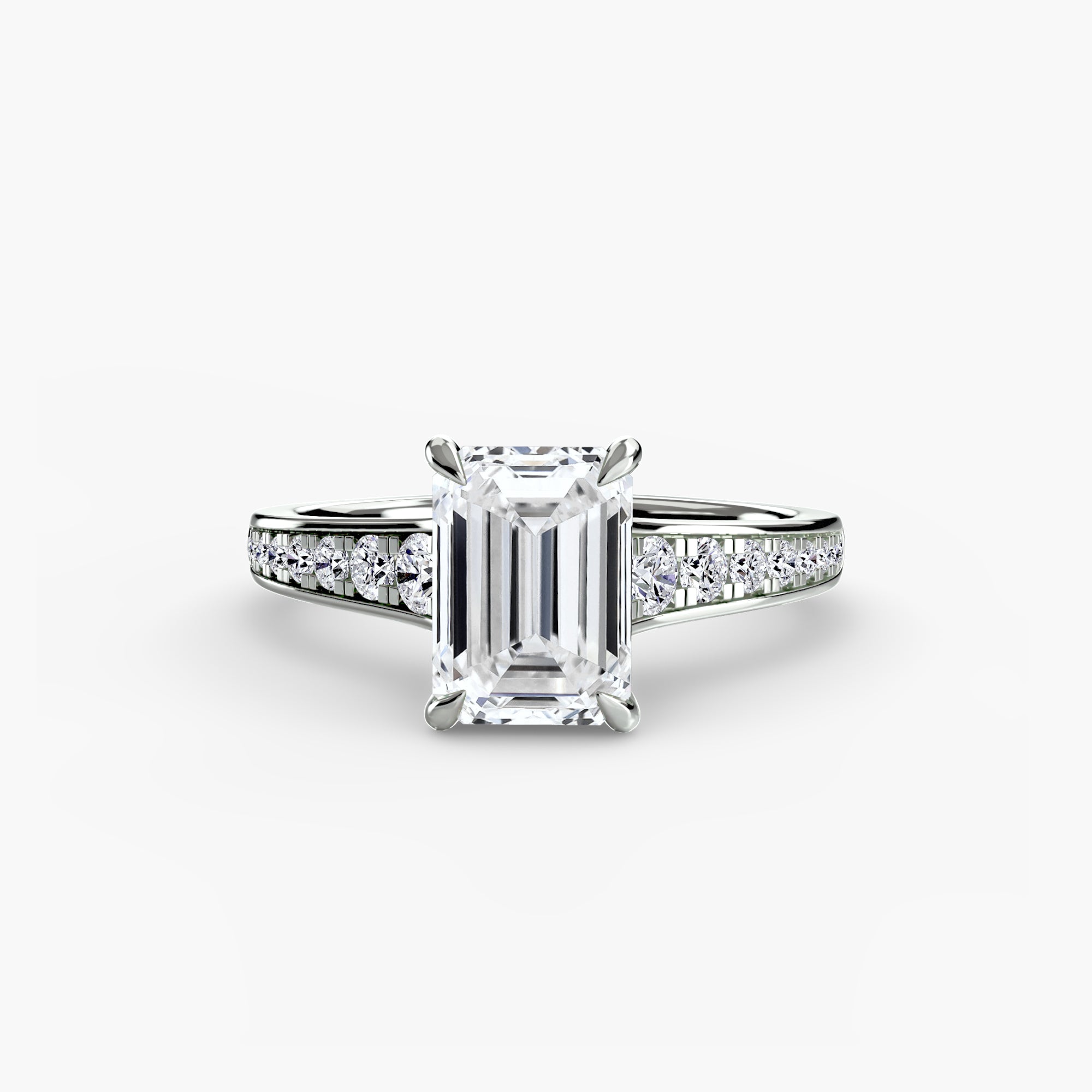 Channel Set Diamond Band Ring