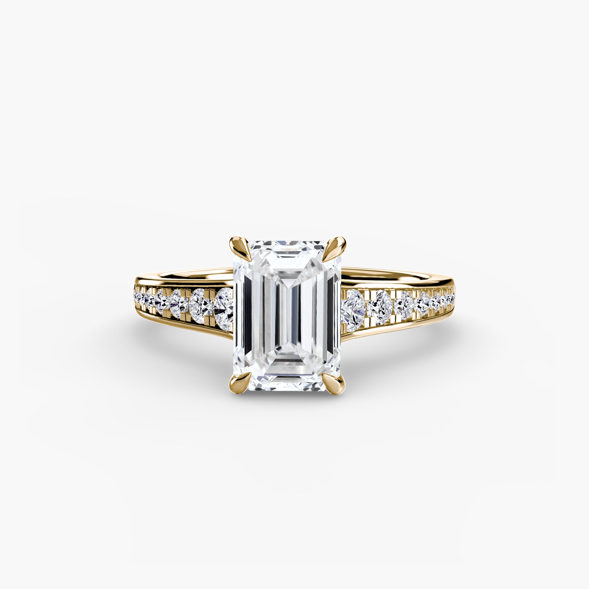 Channel Set Diamond Band Ring