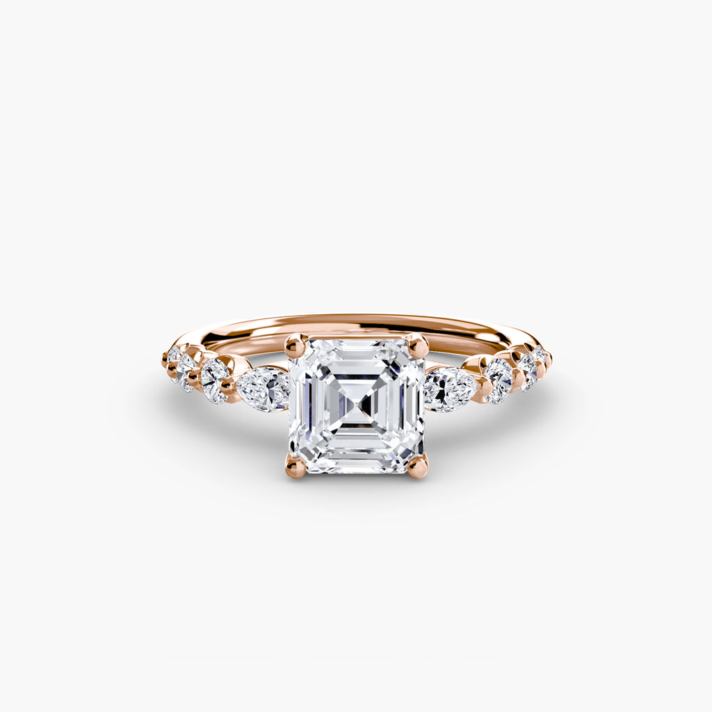 Tiered Accent Diamond Ring