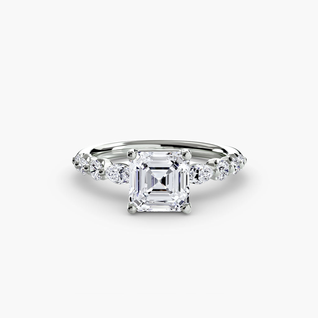 Tiered Accent Diamond Ring