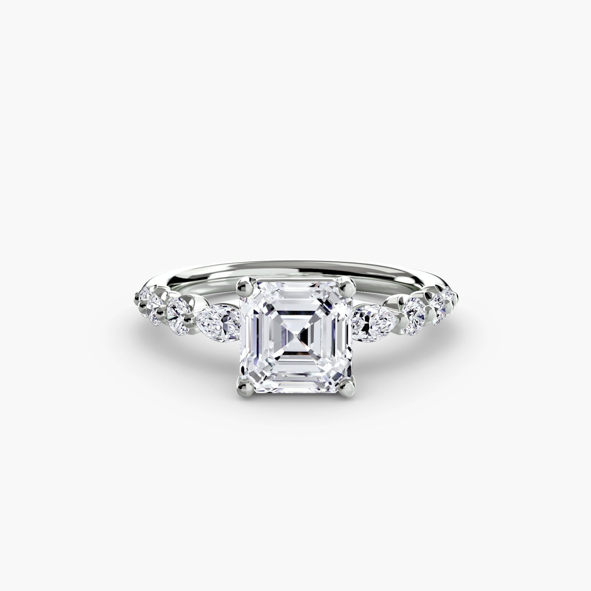Tiered Accent Diamond Ring