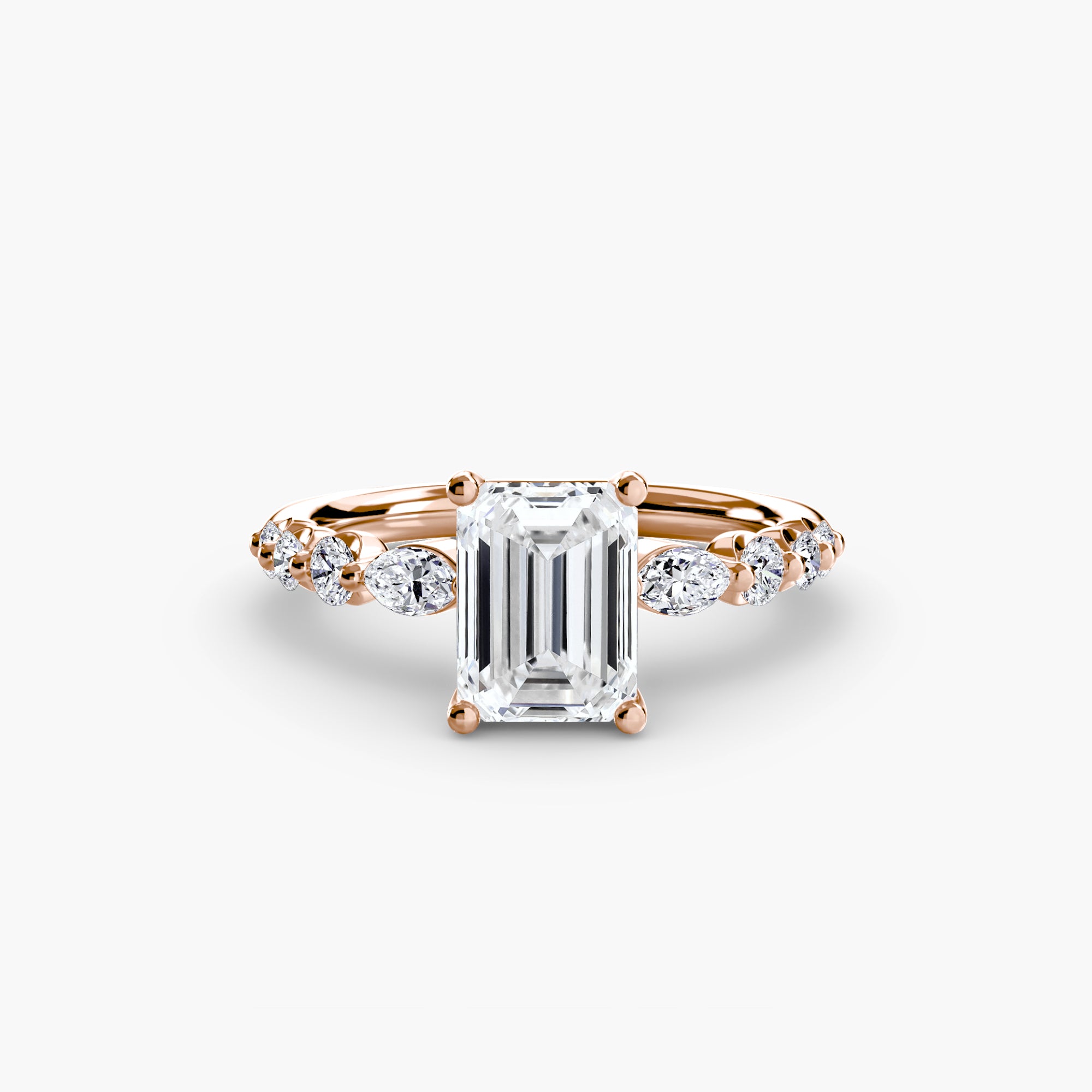 Tiered Accent Diamond Ring