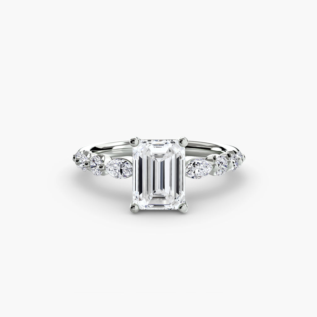 Tiered Accent Diamond Ring