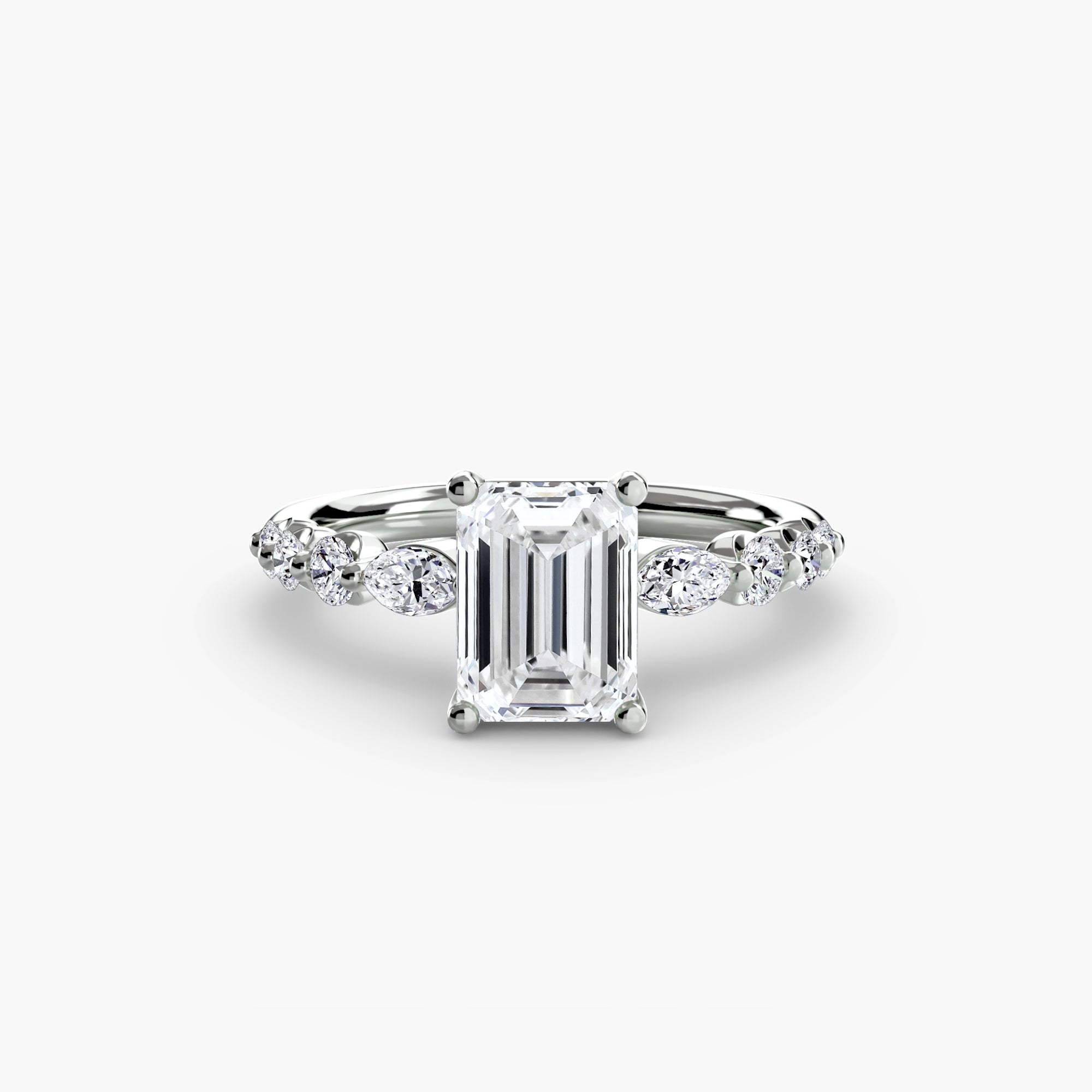 Tiered Accent Diamond Ring