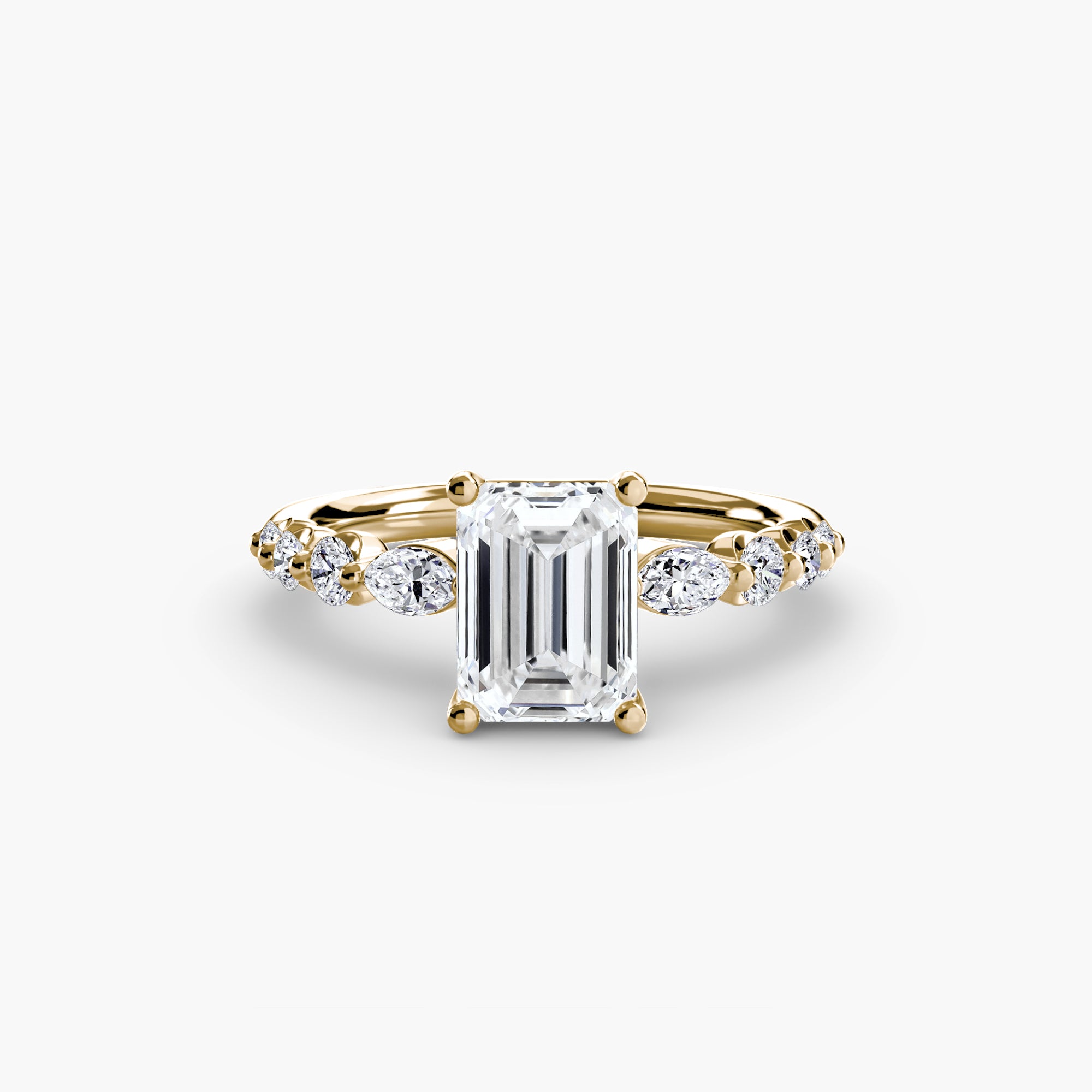 Tiered Accent Diamond Ring
