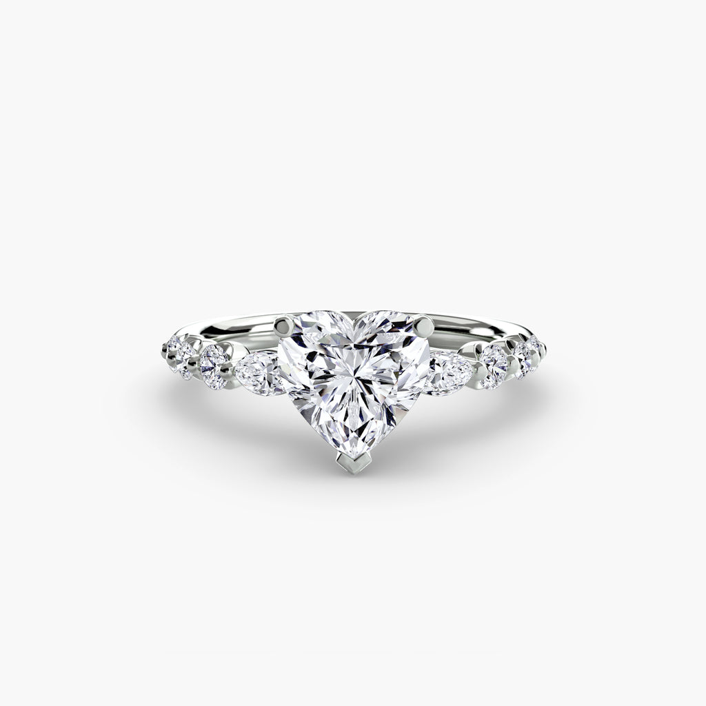 Tiered Accent Diamond Ring