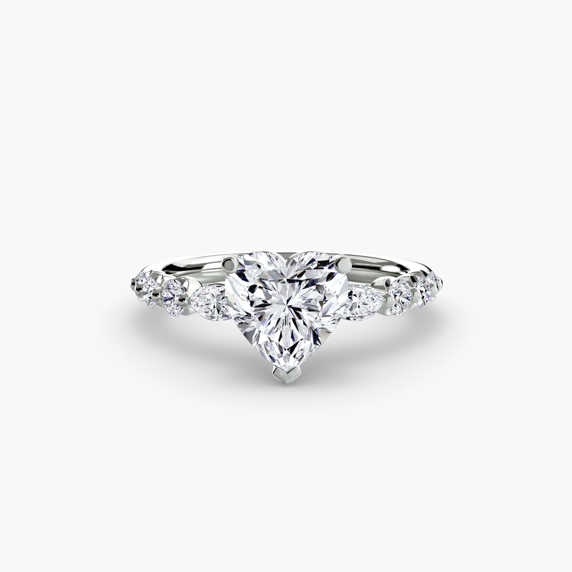 Tiered Accent Diamond Ring